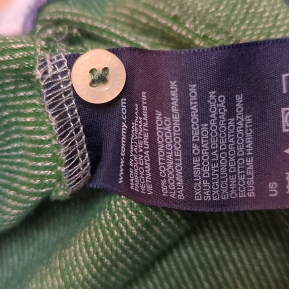 Tommy Hilfiger green polo shirt size XL - Picture 8 of 9